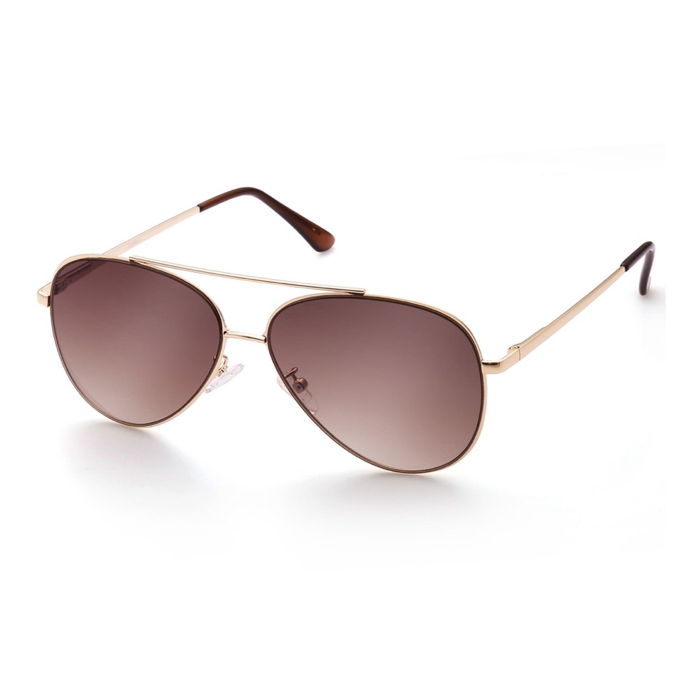 Aviator Sunglasses with case -  with case - rounded edge